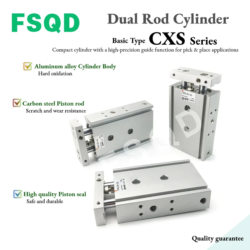 

CXSL10 CXSL15 CXSL20 CXSL25 CXSL32-10 20 30 40 50 60 70 75 100 125 150 200 300 SMC двухштоковый цилиндр серии CXS CXSL