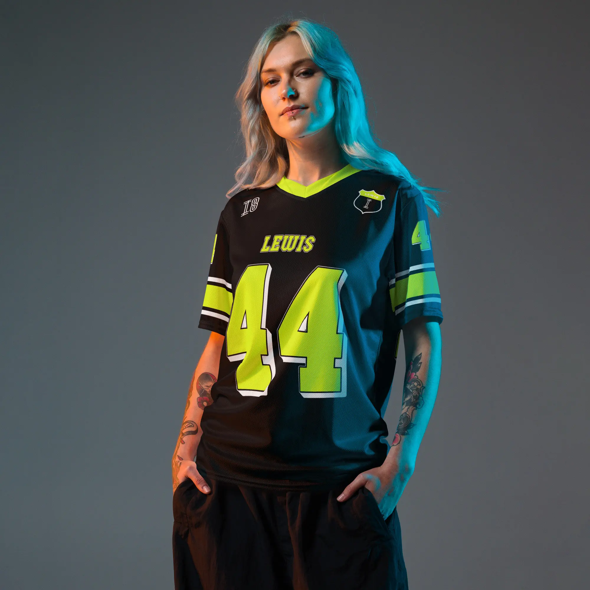 Camiseta de fútbol Lewis Hamilton Mercedes para fanáticos, Camiseta deportiva para mujer, camiseta informal de secado rápido y cómoda, verano 2025