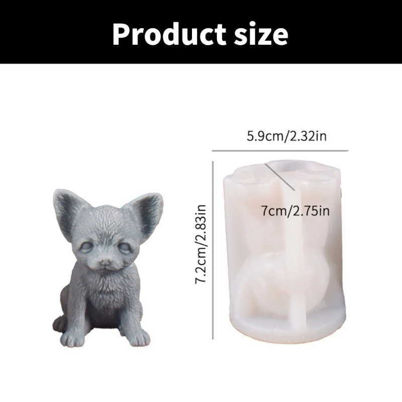 Molde vela buldogue silicone, moldes artesanais buldogue, suprimentos para fazer velas para entusiastas cozimento