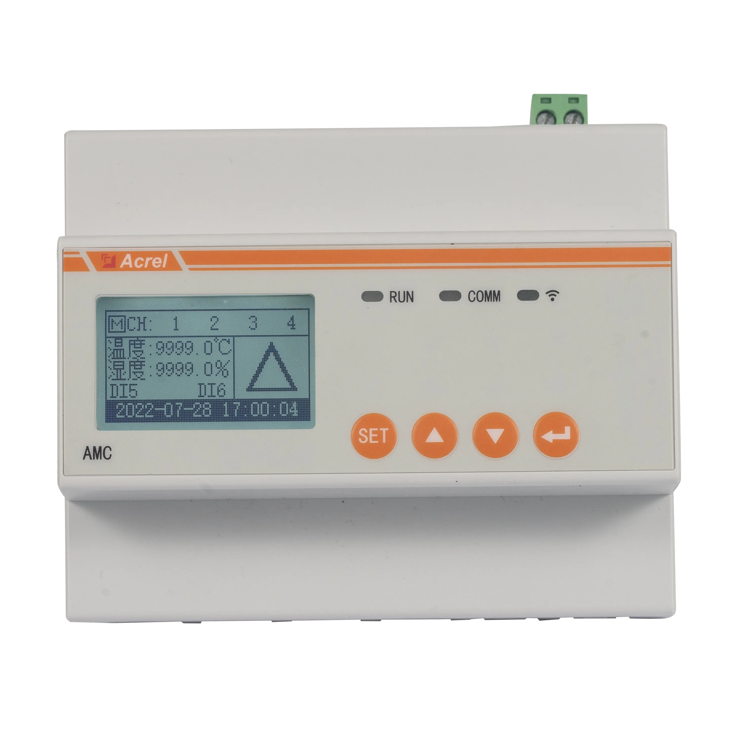 Hot 8 Channel AC Electrical Parameter Measurement 50mA CT Input Power Distribution LCD Display KWH Energy Meter for Monitoring