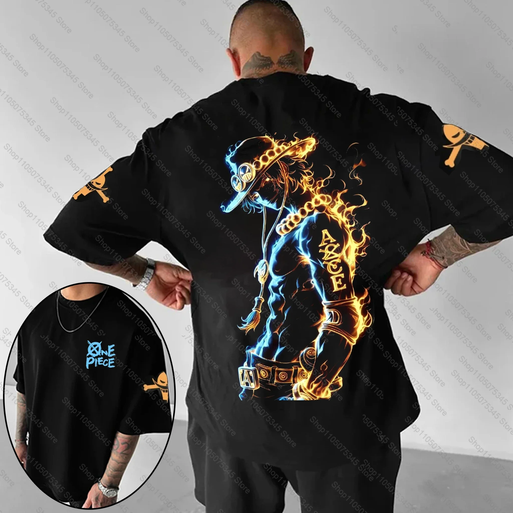 Een Stuk Japanse Anime Gedrukt mannen T-Shirt Roronoa Zoro Jongen kinderen Harajuku Korte Mouw Kids Luffy T-shirt Kleding