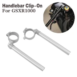For SUZUKI GSX-R GSXR 1000 GSXR1000 2005-2008 K5 K6 K7 K8 49mm Fork Tube Clip-On Handlebars Clip Ons Handle Bar Grips