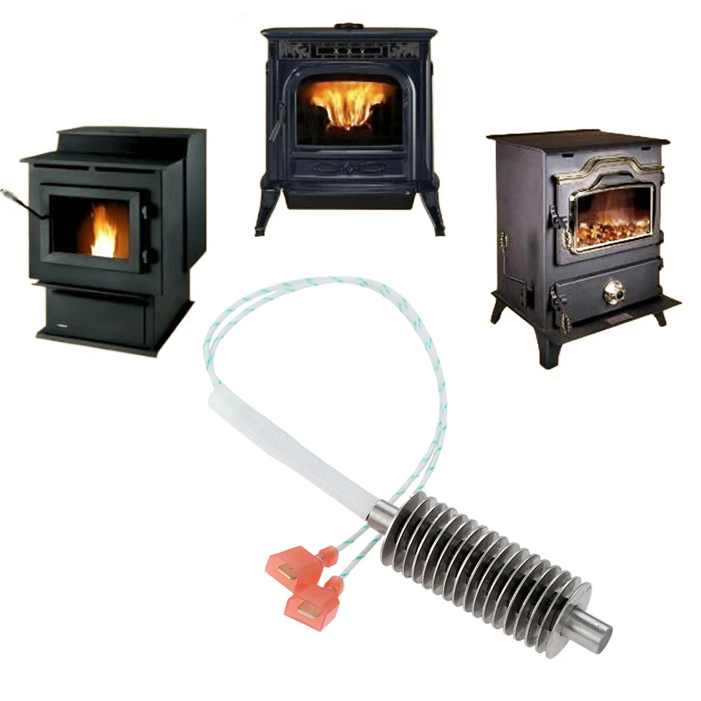 

15-fin Heatsinks Pellet Furnace Rod Furnace Maintenance 9.5*85mm Replacement Igniter For Pellet Furnace Pellet 306W Power Output