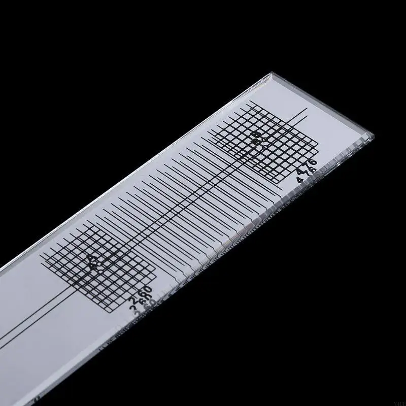 ピックアップキャリブレーション距離ゲージプロトラクターレコードLPターンテーブルフォノグラフフォノカートリッジスタイラスアライメントの耐久性Y4UE