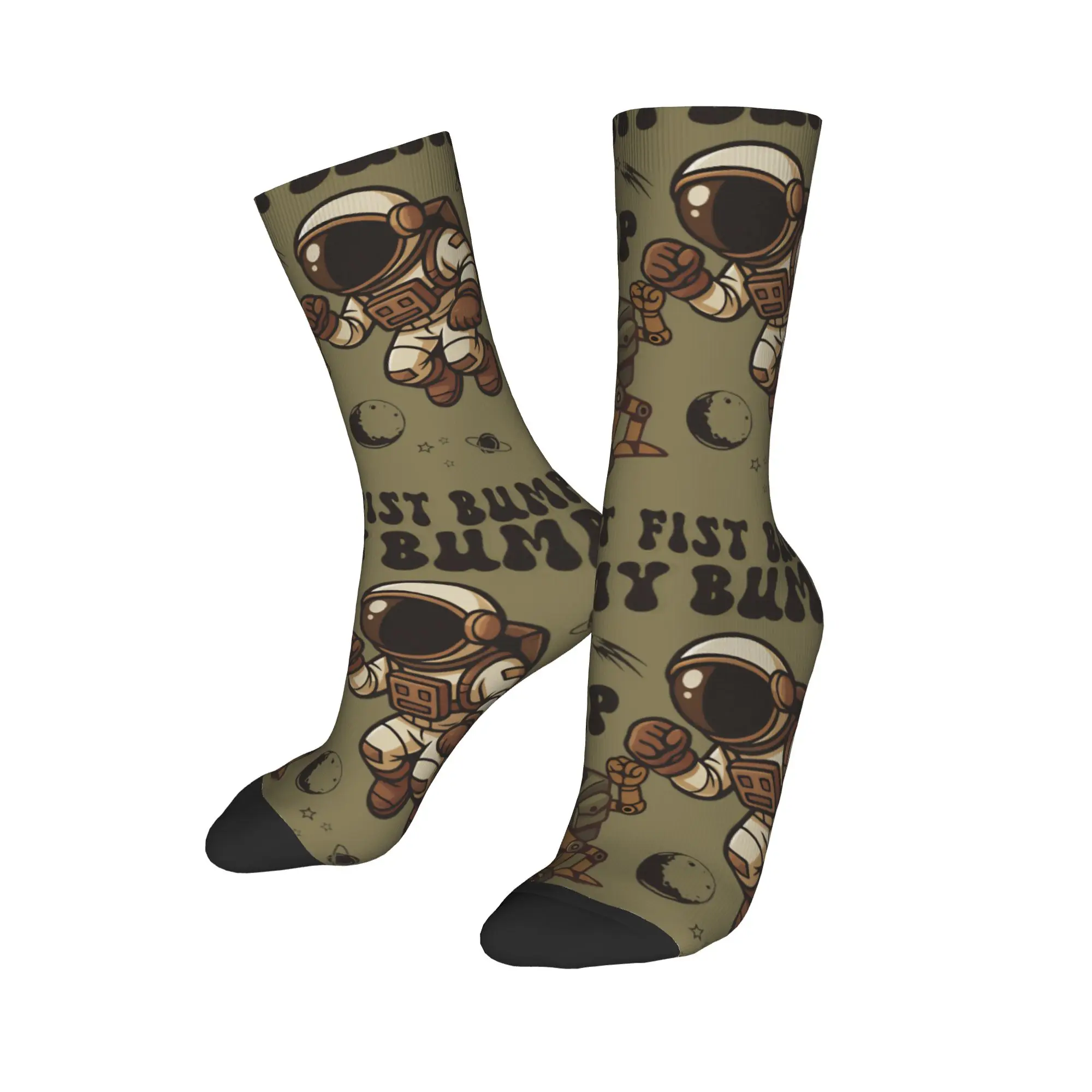 Autumn Winter Colorful Unisex Rocky & Grace - Project hail mary - Fist my bump Socks  Sweat Absorbing Basketball Socks
