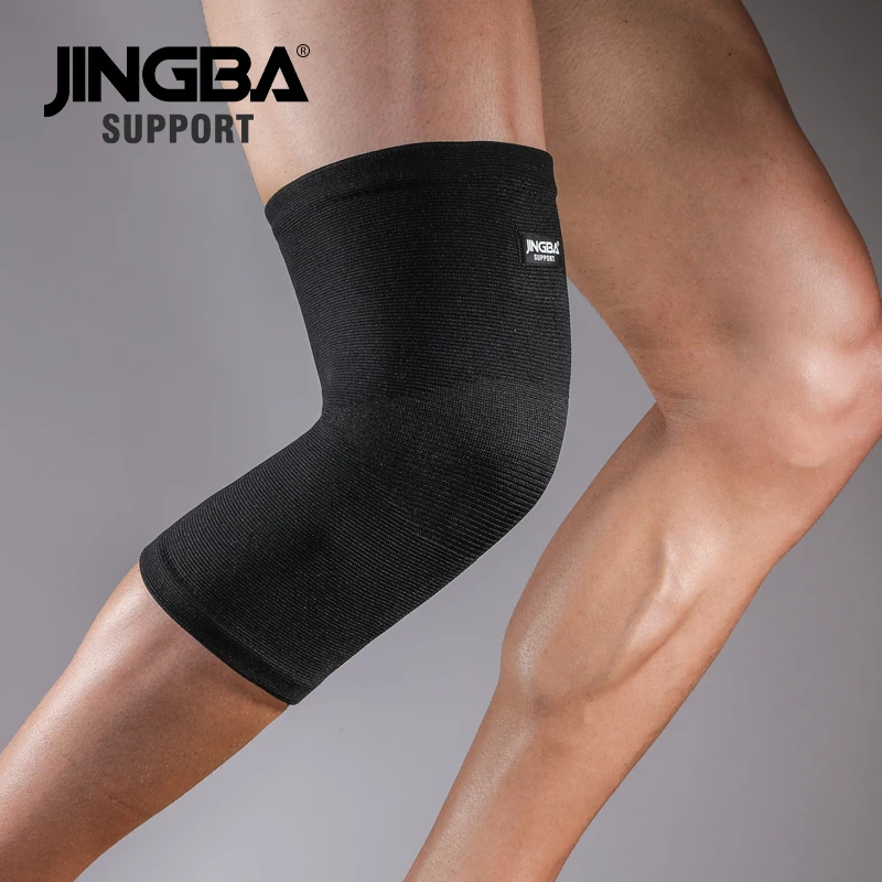 JINGBA SUPPORT 1 Piece Elastic Nylon Knee Pad Outdoor Sports Basketball Knee Pads Knee Brace Protector Safety Rodillera Deportiv