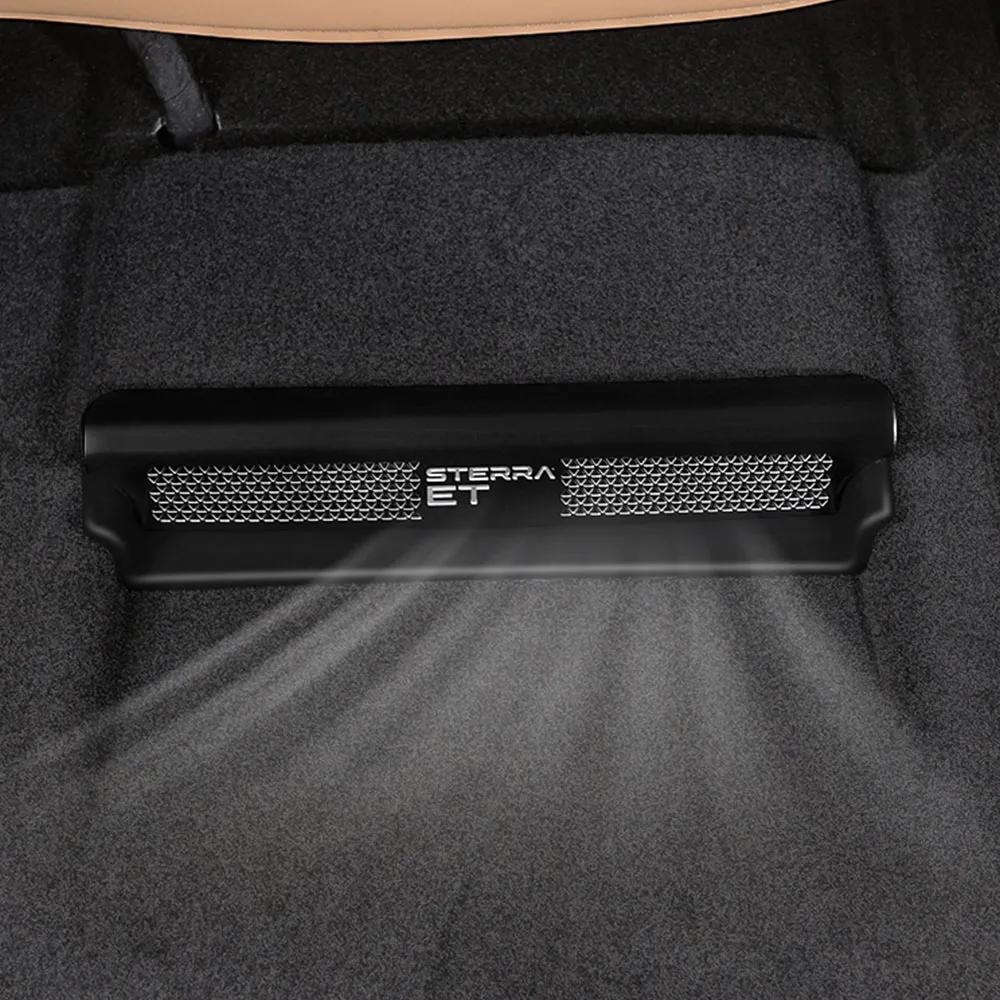 For EXLANTIX ET EXEED STERRA ET 2024 2025 Protective Cover For The Air Outlet Under The Seat Car Accessories Stainless Steel