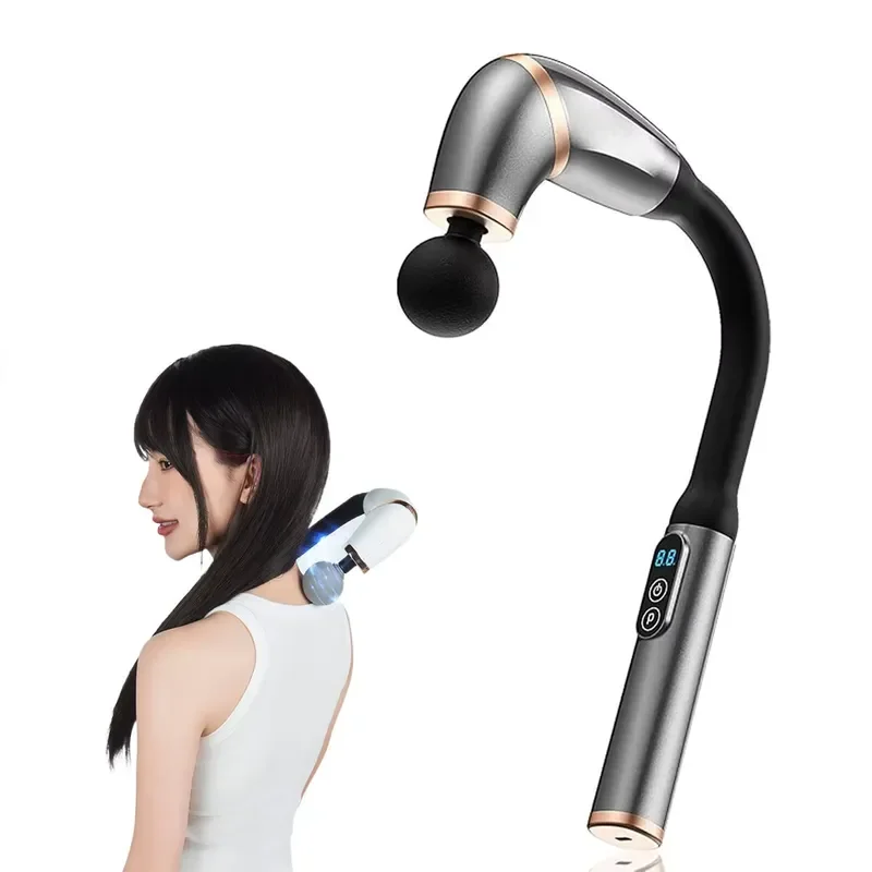 for  Screen Massage  Extended Handle  Shaped Back Massager Wireless Deep Fascia Muscle Relaxer  Neck Shoulder Legs Body
