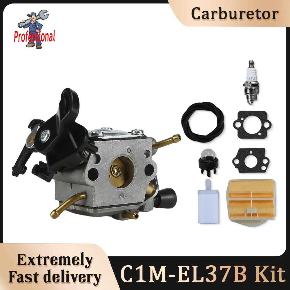 

Carburetor Set For Husqvarna 445 & 450 Chain Saw Engine Parts 506450401-A73I C1M-EL37B