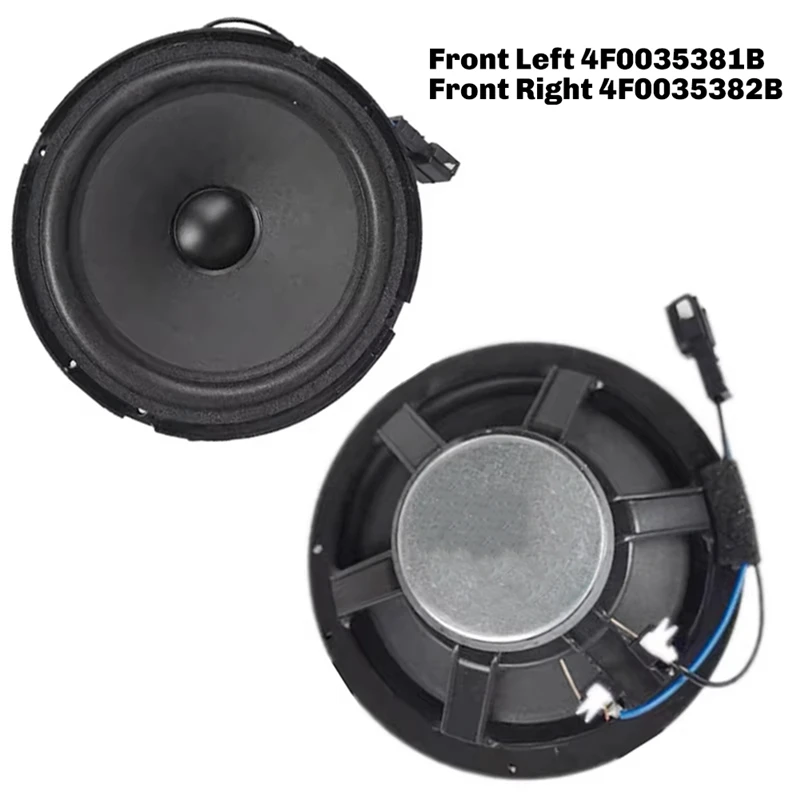 Car Front Door Woofer Horn Woofer Speakers Front Left 4F0035381B Front Right 4F0035382B For  A6 2005-2011