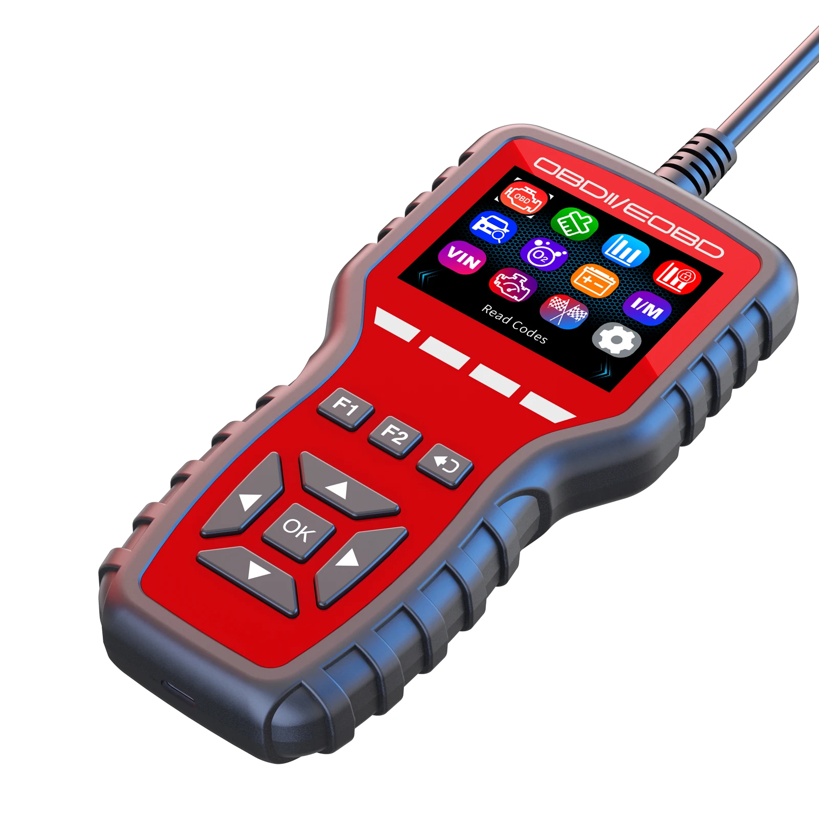 WiiYii Factory OBD2 Scanner K2 Car Diagnostic Tool OBDII Auto Scanner Gauge Battery Tester Digital Speedometer