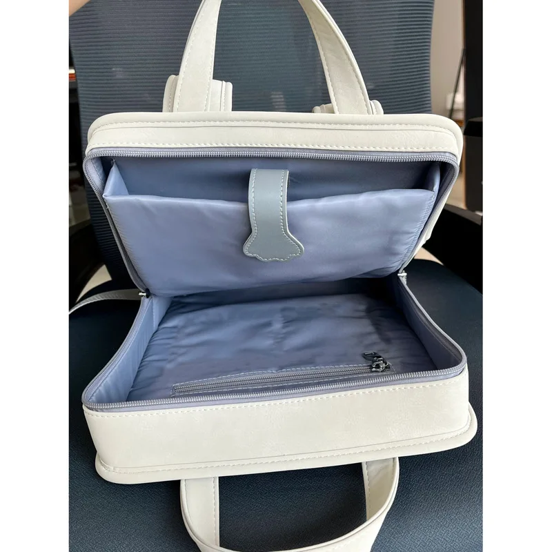 حقيبة ظهر جديدة للكمبيوتر للرجال والنساء للتنقل أنيقة وبسيطة مقاس 15.6 بوصة حقيبة ظهر للكمبيوتر المحمول حقيبة مدرسية للطلاب الجامعيين