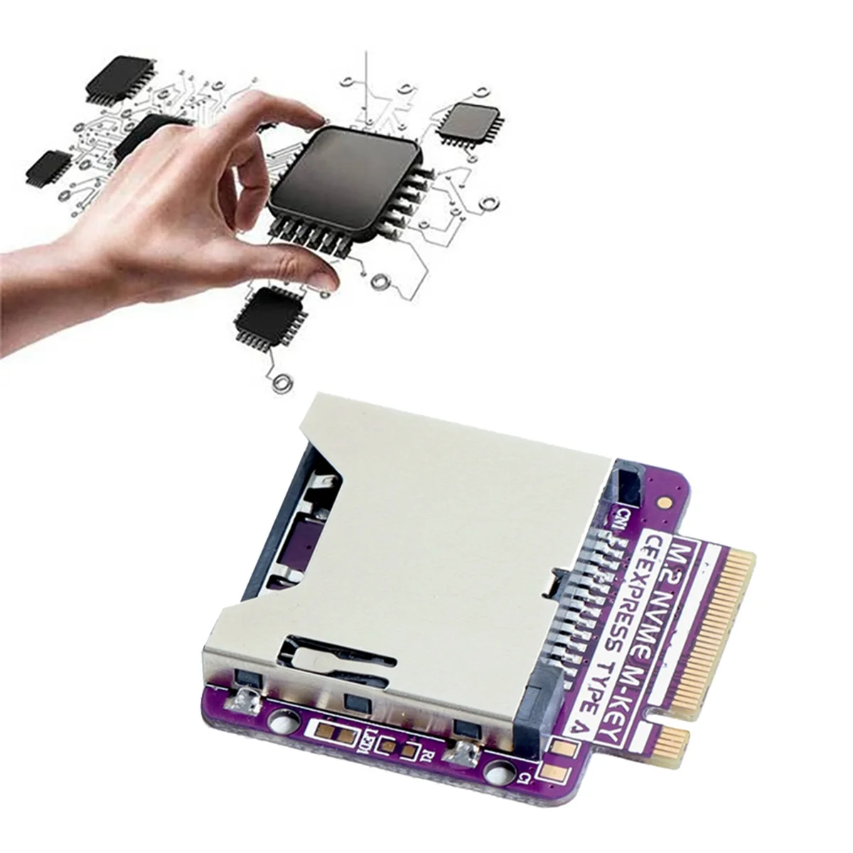 بطاقة ذاكرة ADEGBO-محسنة من النوع A CFExpress إلى بطاقة محول مفتاح M2 NVME M