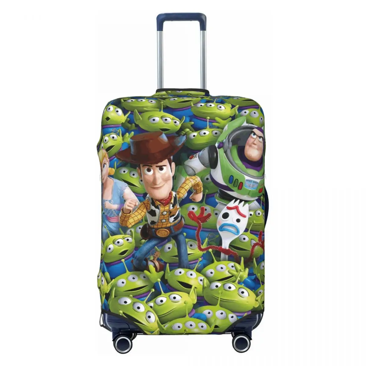 

Custom Toy Story Sea Of Alien Luggage Cover Fashion Cartoon Movie Suitcase Protector Covers Suit For 18-32 inch