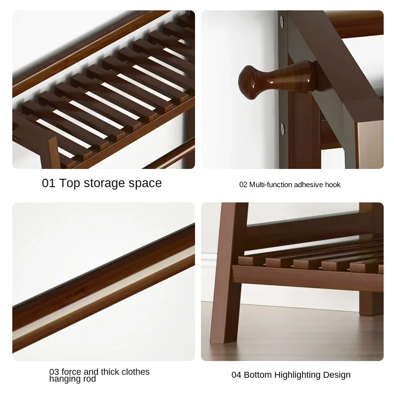 Headboards Clothes Racks Clothes Hanger Stand Wall Coat Rack Nordic Wardrobe System Shelf Hook Conference Tables & Chairs