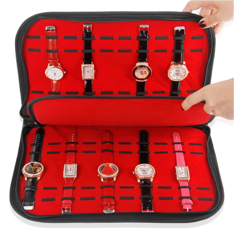 Multifunction Portable Watch Strap Organizer Travel Case Pouch