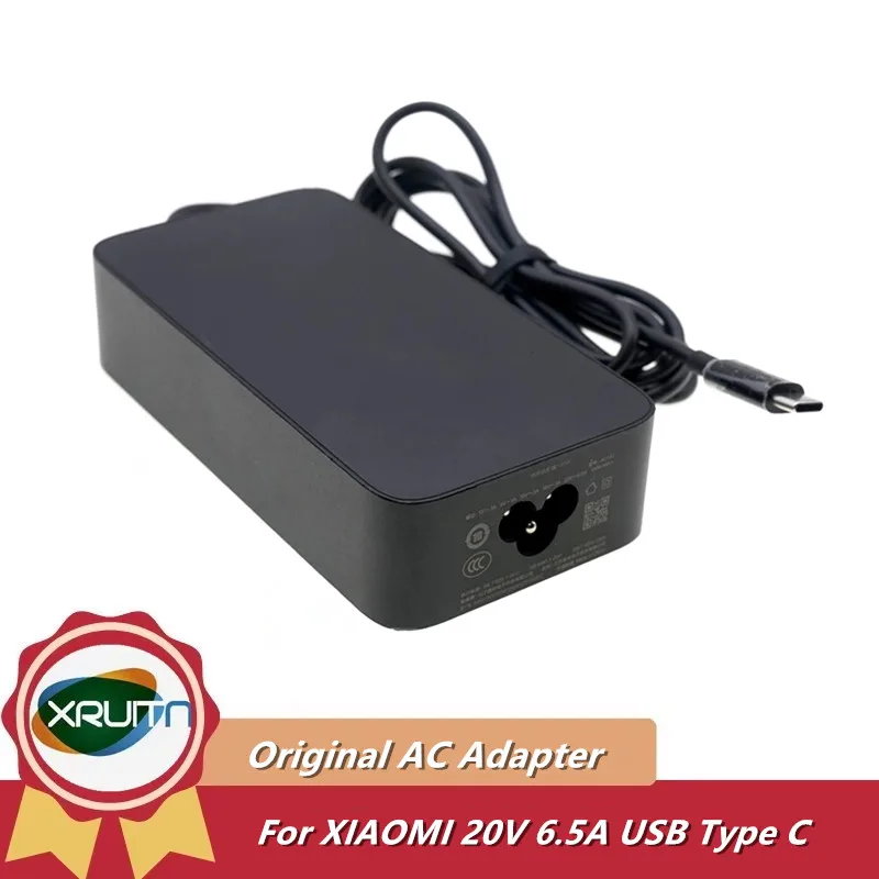 

Оригинальный интеллектуальный адаптер переменного тока AD130 20 В, 6,5 А, 130 Вт, зарядное устройство для Xiaomi AD130 Pro X 15 14 TIMI Redmi Book 15 Pro 2022 Блок питания USB-C
