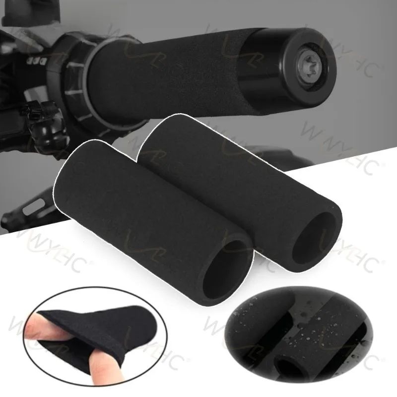 Non Slip Waterproof Sponge Handle Grips Suitable for Motorcycle Electric Scooter Handlebar Cover Accessories