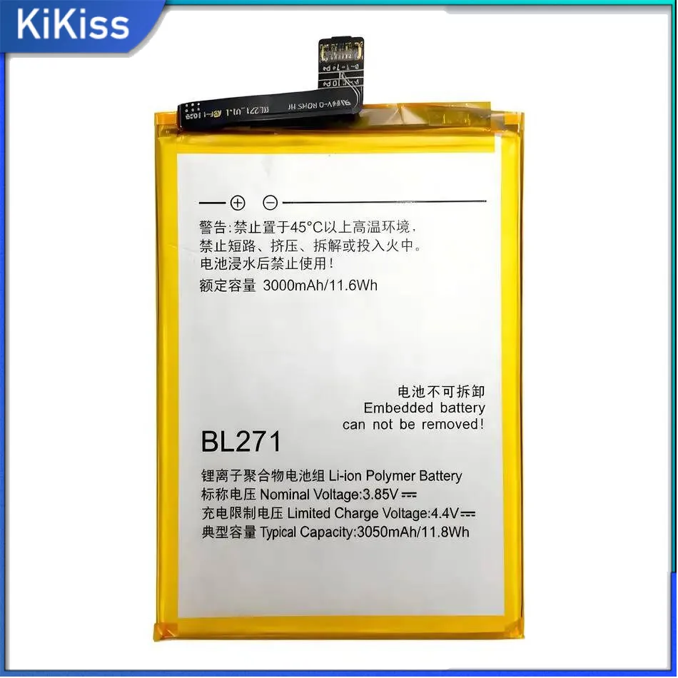 

For Lenovo Edge Z2 X Zuk BL271 Mobile Phone Battery 3050Mah Stable