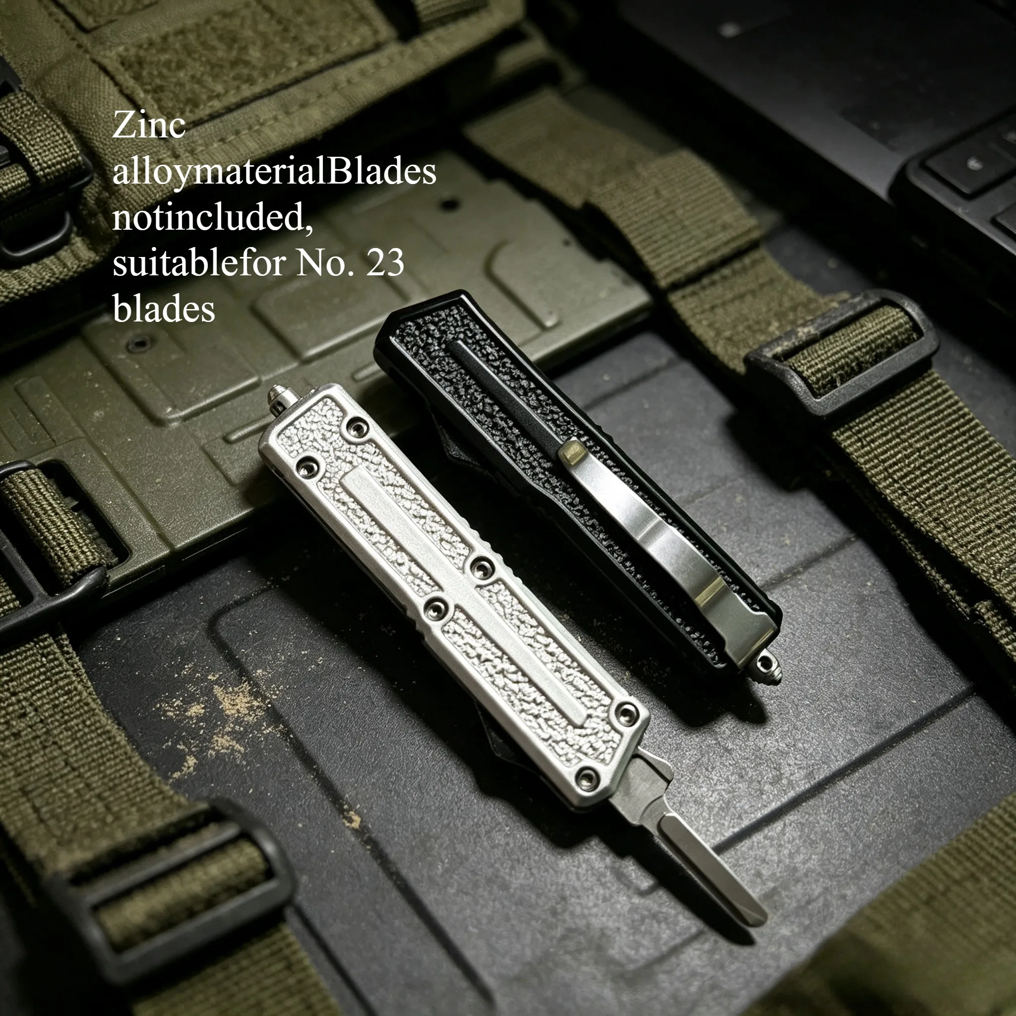 High-grade multi-functional knife handle (blade not included, suitable for No. 23 blade), zinc alloy material