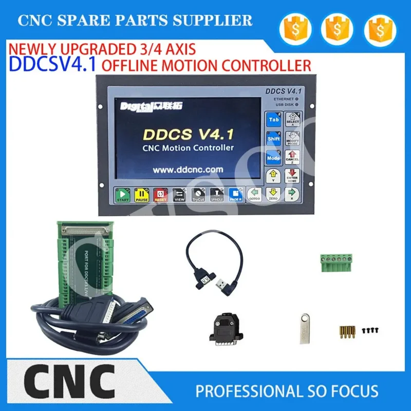 2022 new CNC motion controller kit 3-axis 4-axis engraving machine control system anti-roll 3D Touch centering precision probe