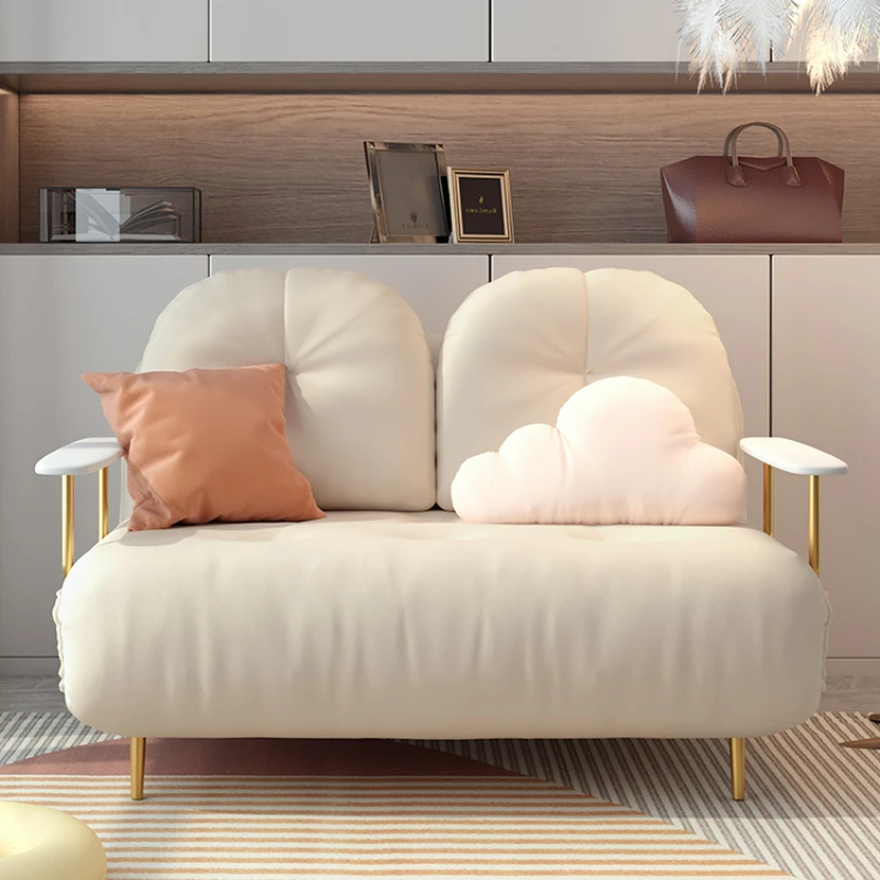 

Cloud sofa bed dual-purpose foldable small apartment living room balcony cream wind multifunctional telescopic