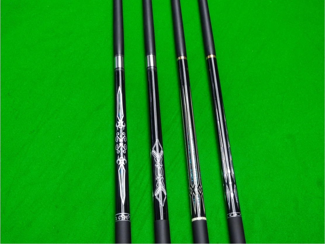 New style 1/2 section carbon billiard cue taco de billar