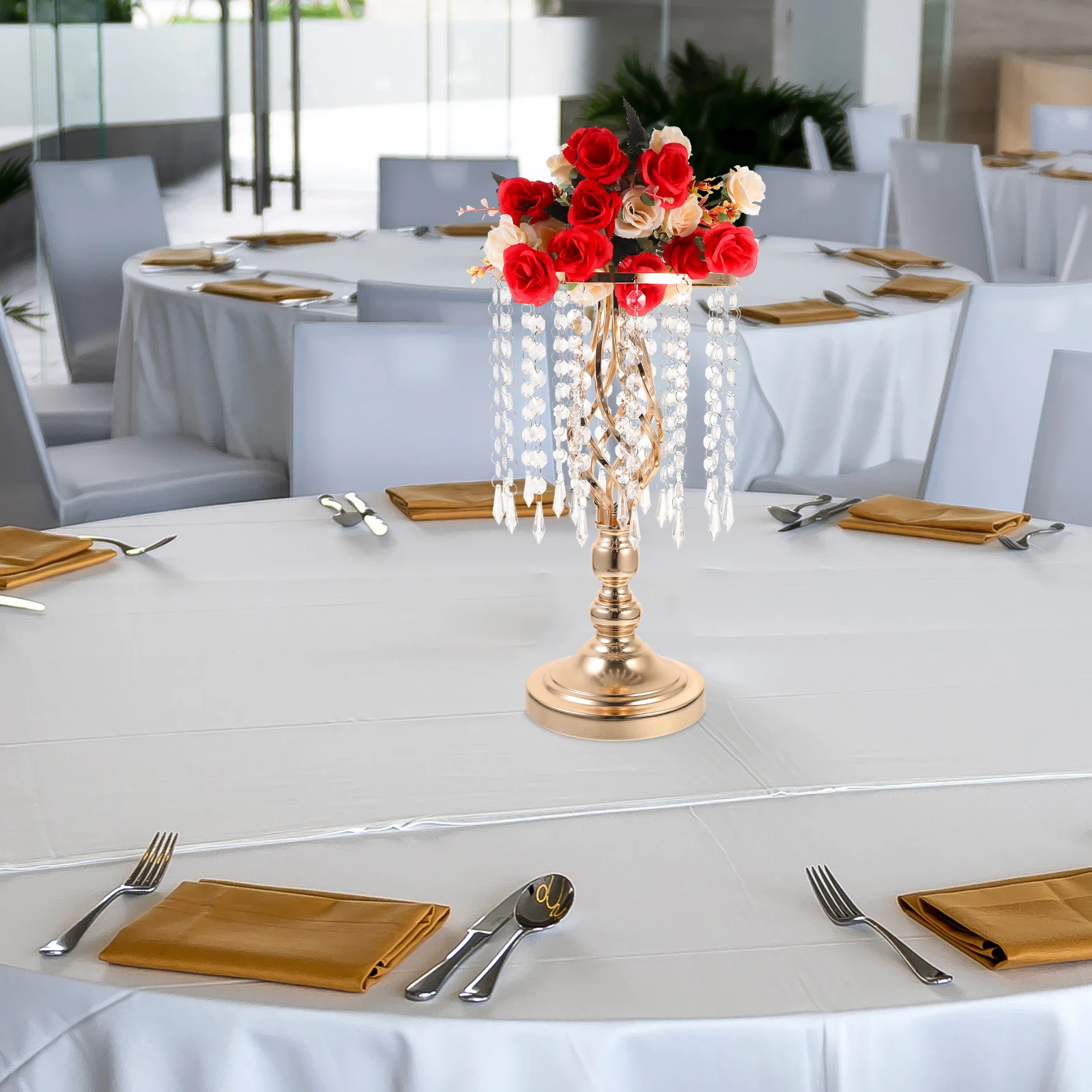 

Modern Metal Flower Vase Decorative Dried Wedding Table Centerpiece Unique Iron Holder for Home Office Shop Decoration