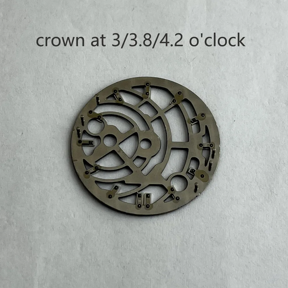 Quadrante scheletrato scavato luminoso NH38/NH70 da 28,5 mm per accessori per orologi con quadrante con movimento scheletrato automatico NH38/NH70/NH72