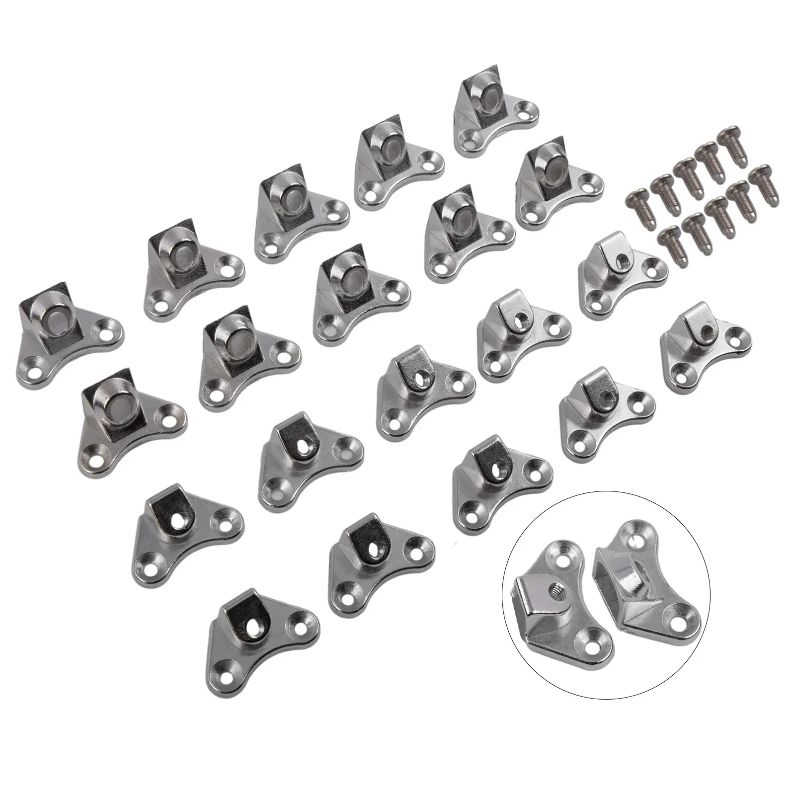 

10pcs Corner Brackets Screws Butterfly L-shaped Support Connector Removable Combination Fasteners Corner Code Angle Bracket