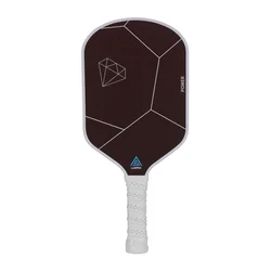 Paleta de Pickleball de fibra de carbono y Kevlar rojo, paleta personalizada con superficie de alta arena y giro, raqueta de Pickleball de 16mm, 2024, venta al por mayor