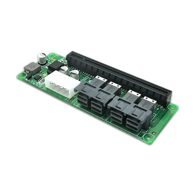 3316PE 4 Port SFF-8643 to PCIe x16 Slot Adapter