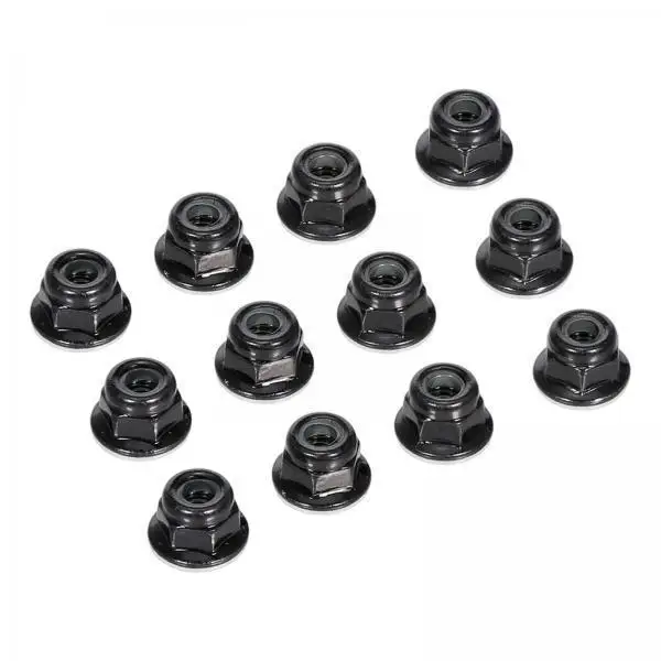 1 10 RC Car Wheel Lock Nuts Black Metal Drive Shaft Nut Kit for HSP HPI Axial 4WD Buggy Upgrade