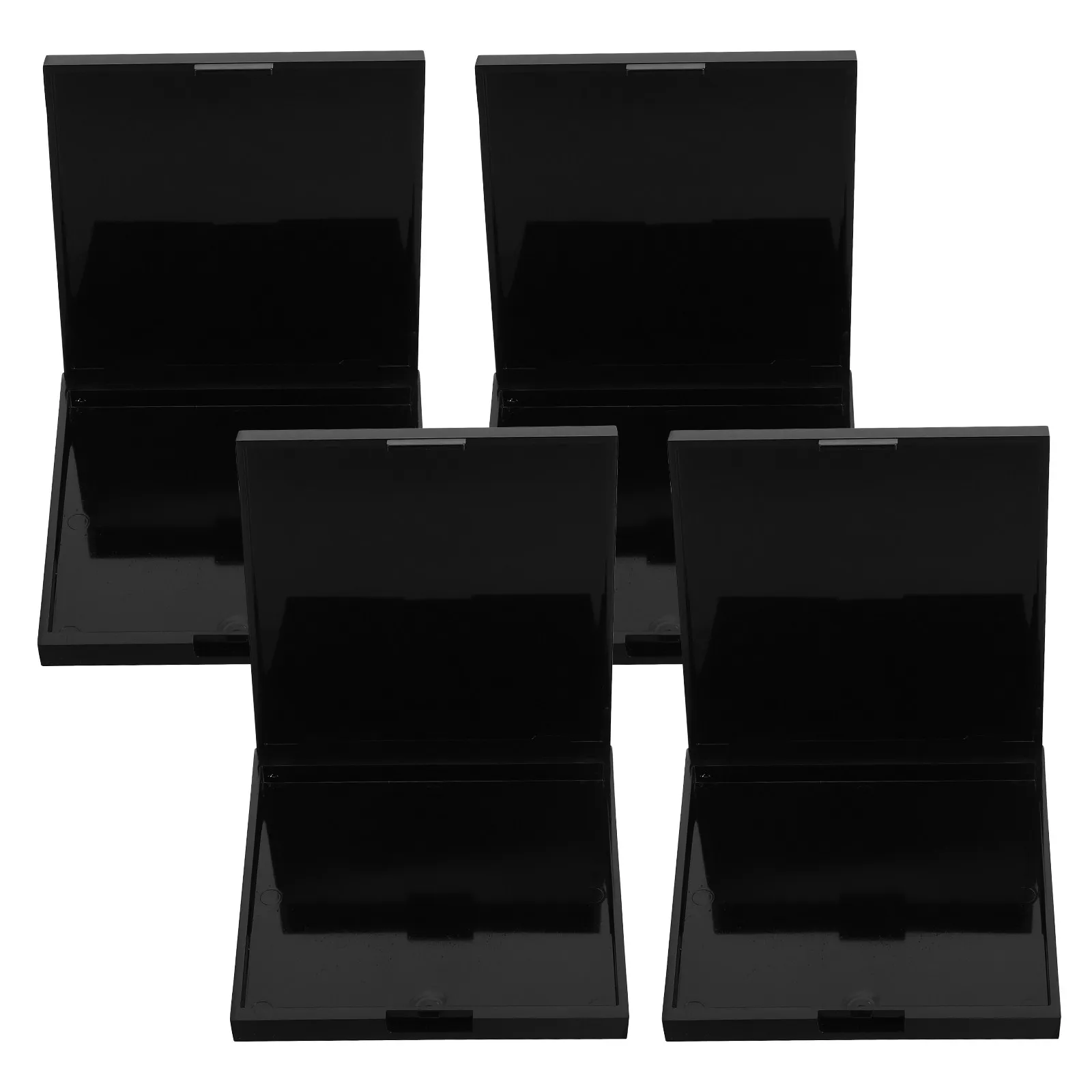 

Набор из 4 светонепроницаемых контейнеров для УФ-геля и клея, органайзер для гель-лака, черная основа для клея для накладных ногтей