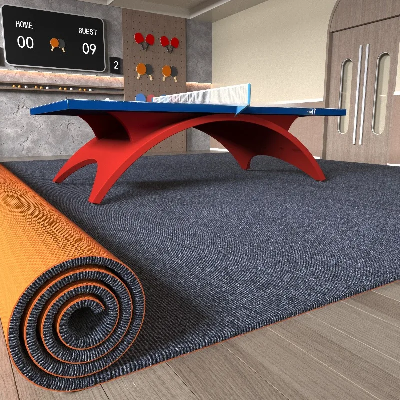 Special soundproof floor mat for table tennis table, thickened throughout the house