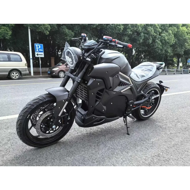 2025 أحدث عالية السرعة 3000 واط الكهربائية سباق الدراجات النارية 72 فولت محور عجلات المحرك 40 أمبير بطارية ليثيوم 100 كم/ساعة سرعة 70 كجم المدى الكهربائية #3