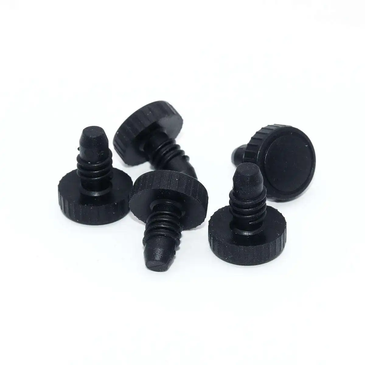 Good Quality Lightweight Plastic Screw-in Type Round Crest Billiards Cue Bottom Bumper Plug ,Butt Protector for 3/4 Snooker Cues