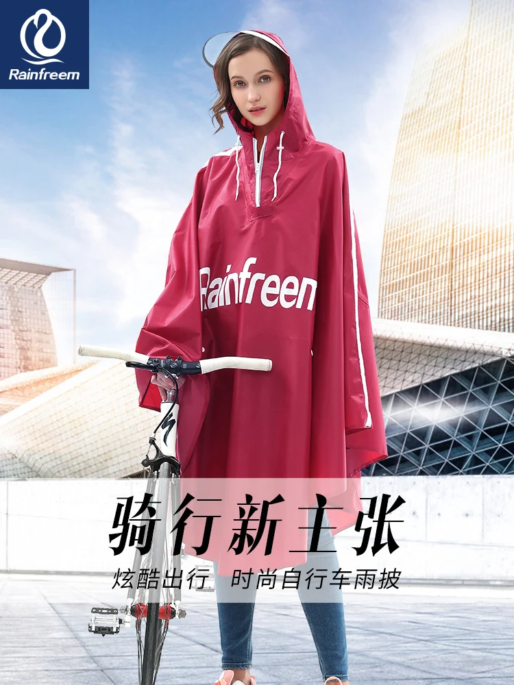 Outdoor Motorcycle Waterproof Raincoat Hiking Hooded Poncho Raincoat Cycling Rain Coat Bikes Anti Rain Impermeable Rain Gear