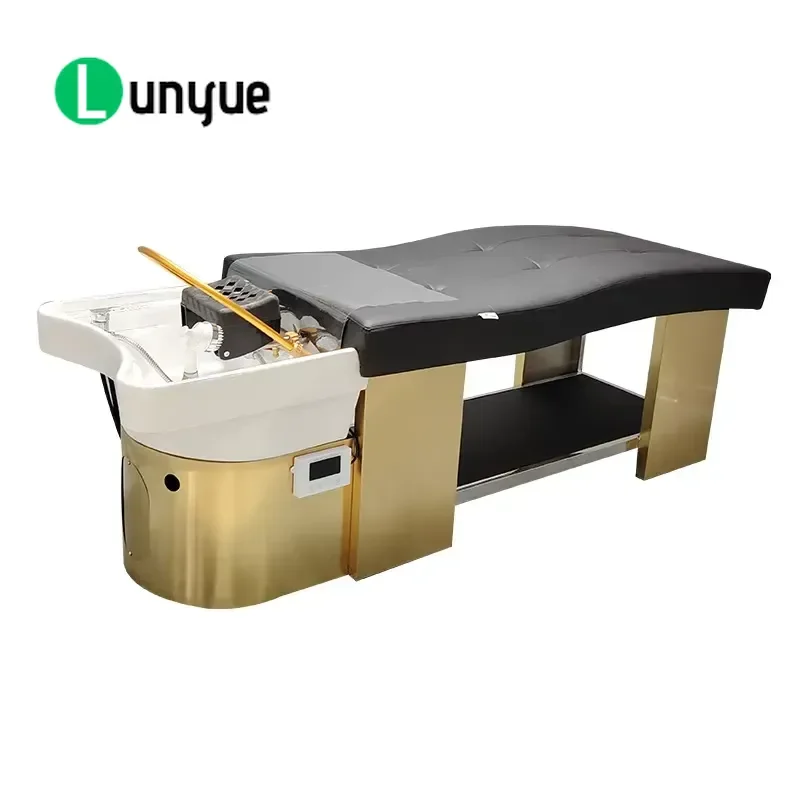 Luxury Multifunctional Shampoo Bed for Beauty Spa Therapy Thai Massage Steam Treatment Comfortable Durable Furniture