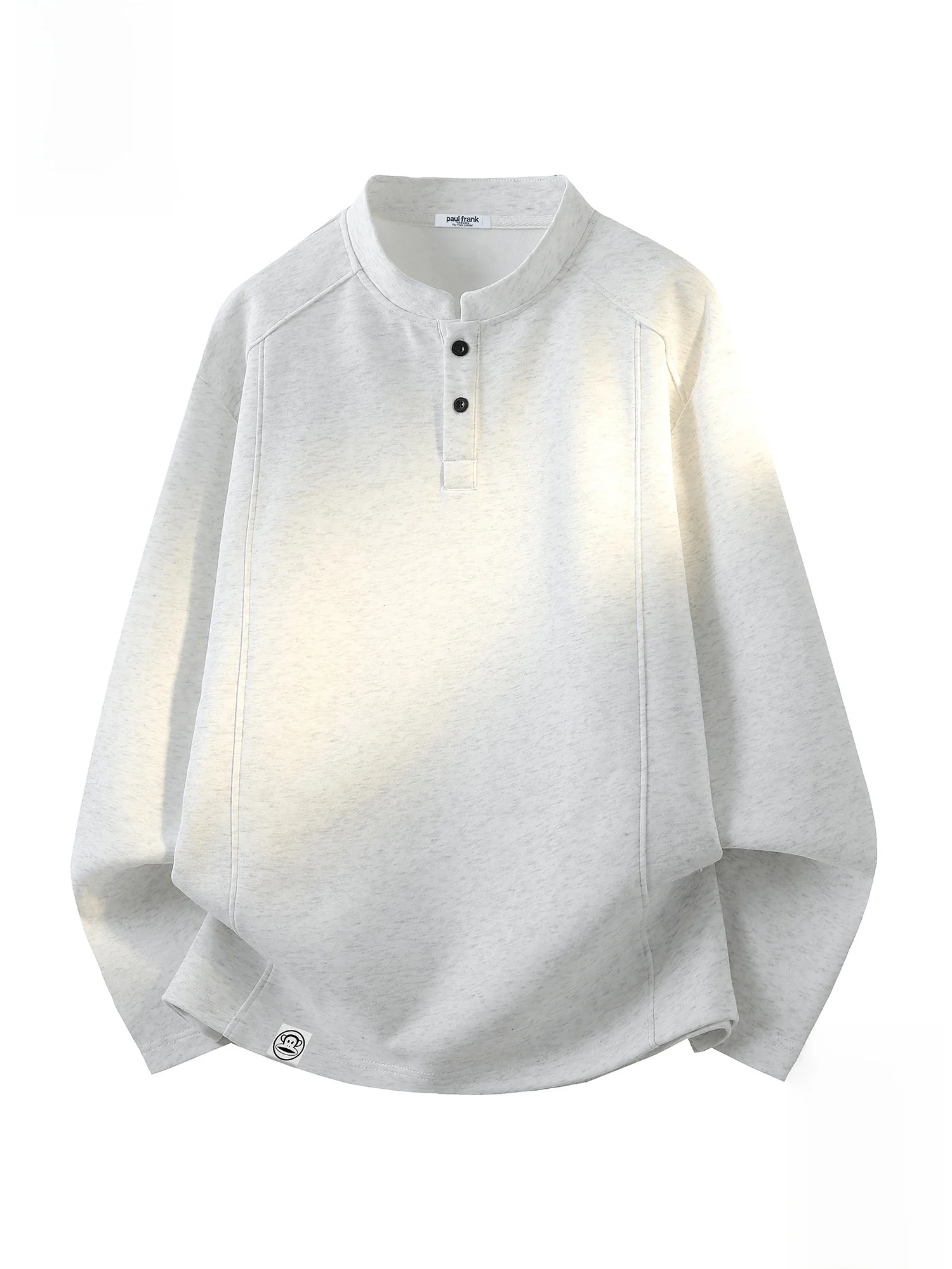 

Мужская свободная повседневная футболка-худи, весна 2026, американский модный бренд, удобная, из смесового полиэстера и хлопка, с длинным рукавом