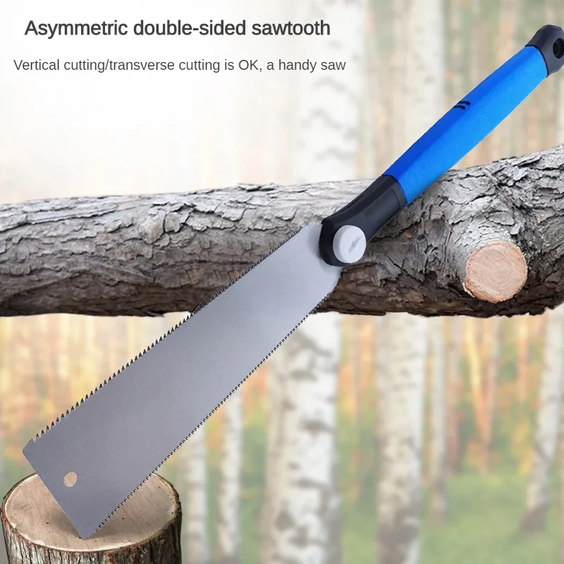 Authentic Japanese SK5 Double-sided Saw with Soaring Crane Handle and Quick Cutting Performance for Efficient Woodworking Tools