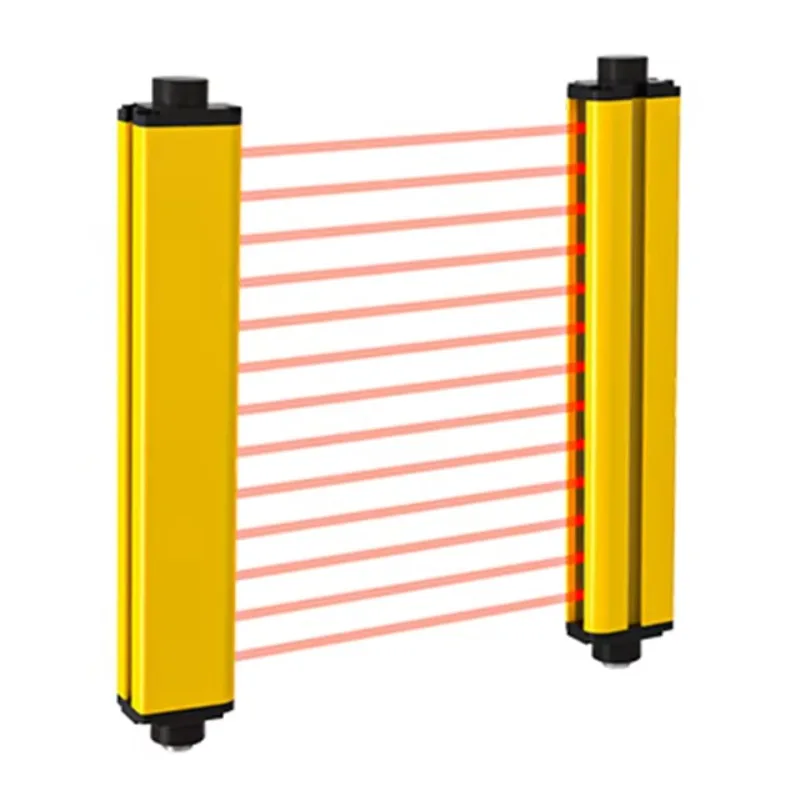 Siron Manufacturing DC10~30V IP65 Waterproof  LED Light Curtain Safety Sensor 10-300mm Detection Universal Double