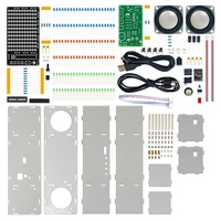 NEW-DIY Bluetooth Speaker Kit Electronic LED Music Spectrum MH-M18 Dual Channel Soldering Practice 3W Speaker 8002 Amplifier