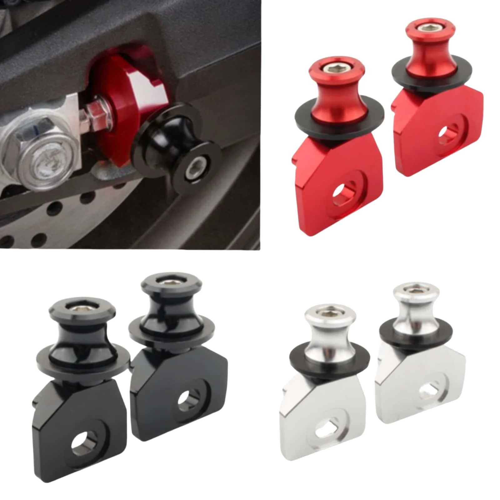For Honda CB650R CB650F CBR650F 2014–2023 Motorcycle Spools Bolts Chain Adjuster Bolts Rear Stand Lift Frame Support