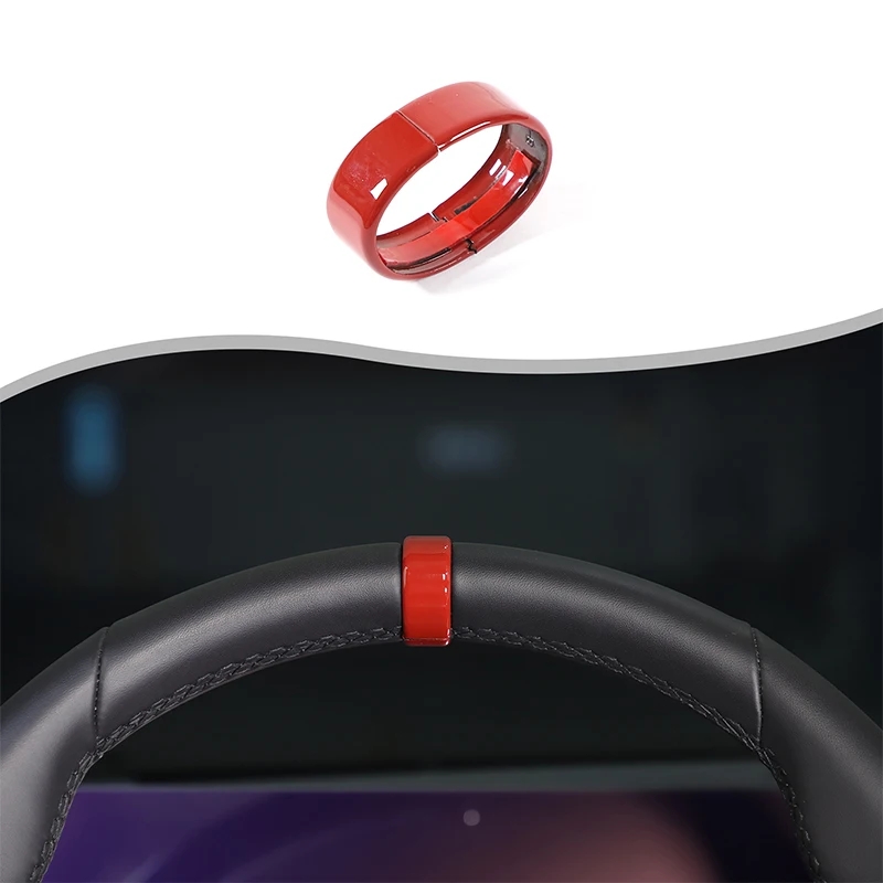 Used for 24+ models of BMW 5 series steering wheel return to normal standard, sports red, car interior decoration accessories