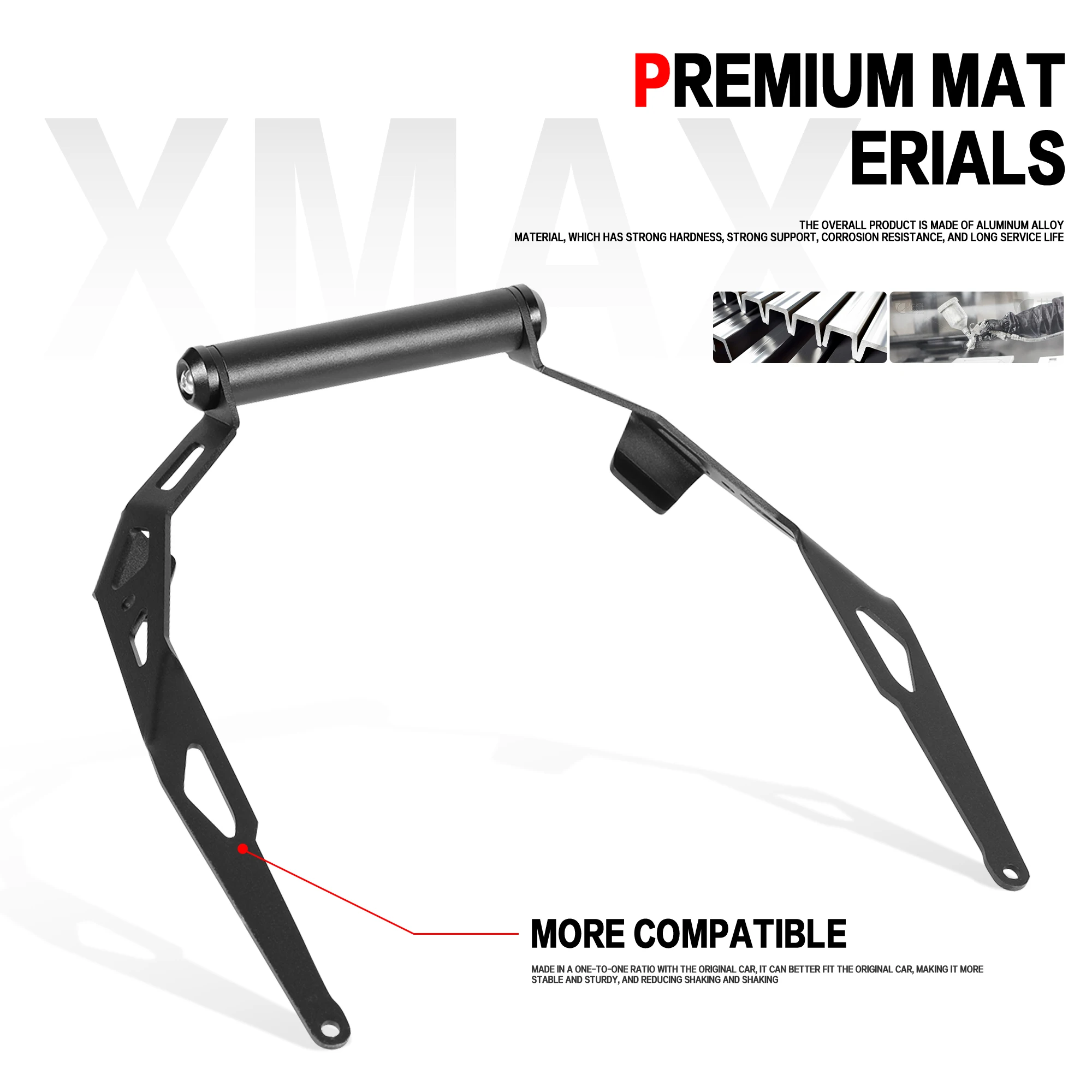 ل XMAX300 XMAX 300 2025 دراجة نارية اكسسوارات لتحديد المواقع والملاحة قوس حامل هاتف المحمول حامل 22 مللي متر ل XMAX 300