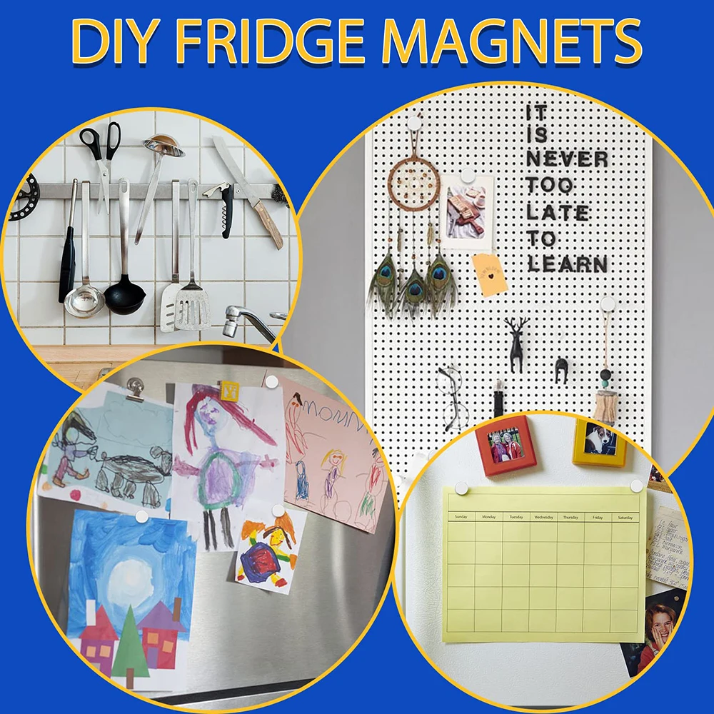 15x2mm Super Strong Round Magnets For Fridge, DIY Projects, Science & Office Use Tool Part Refrigerator Magnet 15*2