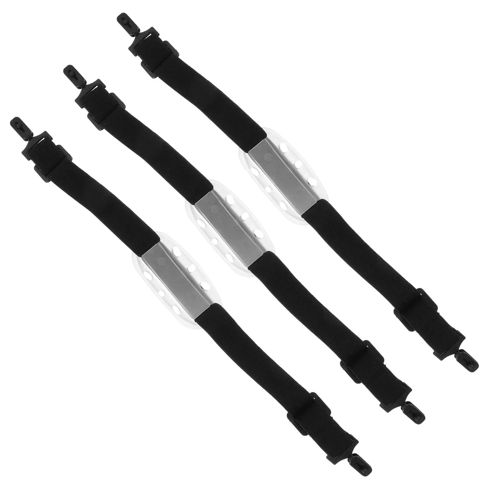 

3 Pcs Chin Strap Football Hard Straps Major Adjustable Polyester for Hat