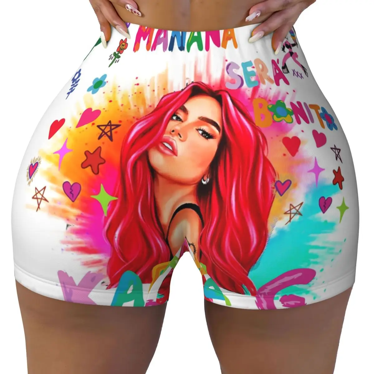 Custom Manana Sera Bonito Karol G Workout Volleyball Biker Shorts Women Gym Yoga Shorts