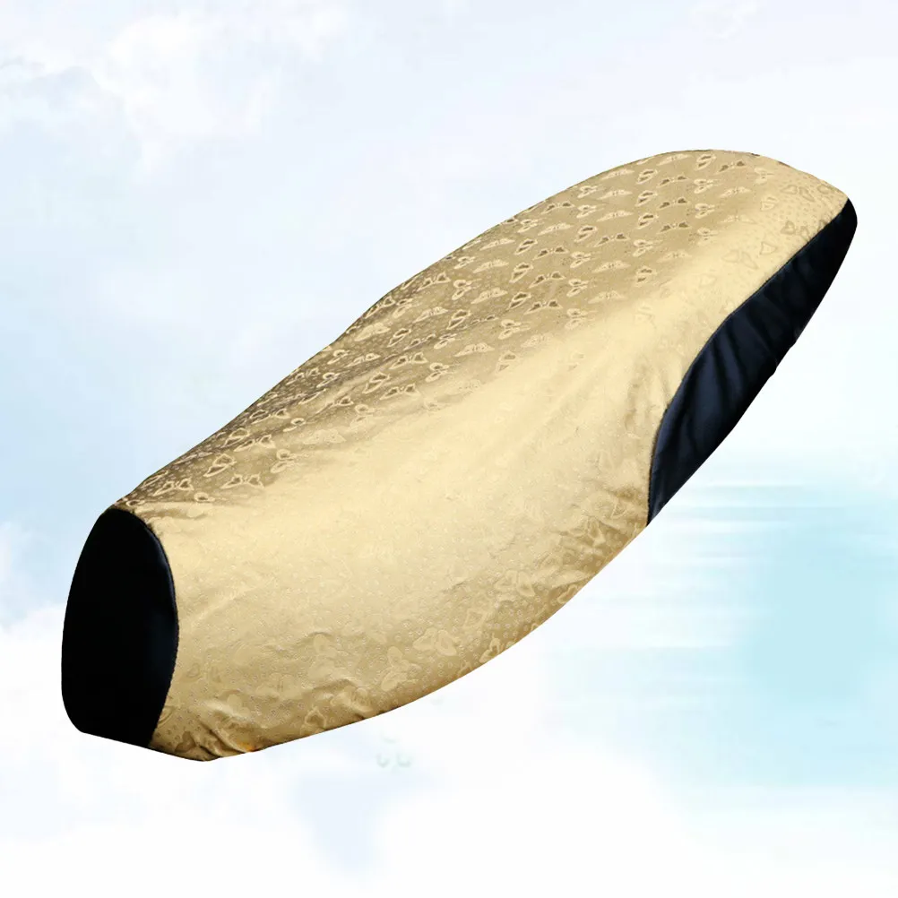 

Waterproof Seat Cover Pu Motorcycle Saddle Protector 3D Ergonomic Design For E-Bike Scooter Sun Rain Protection L